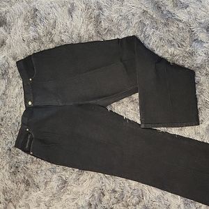 Lauren plus size black demin jeans.